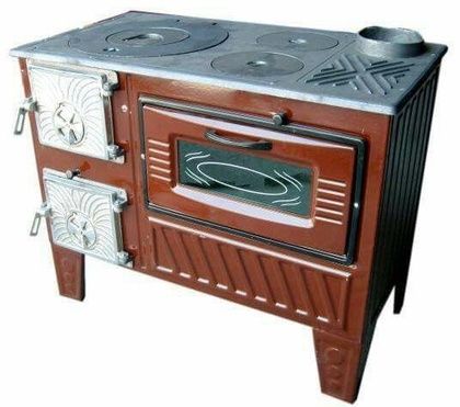 Отопительно-варочная печь МастерПечь ПВ-03 с духовым шкафом, 7.5 кВт в Тобольске