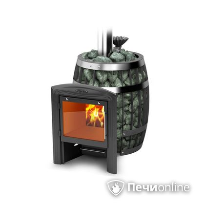 Дровяная банная печь TMF Саяны II Carbon Витра ЗК в Тобольске