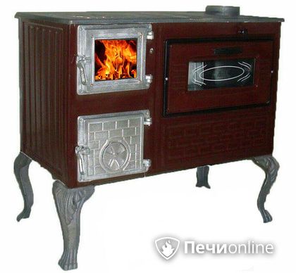 Отопительно-варочная печь МастерПечь ПВ-06 с духовым шкафом, 7.5 кВт в Тобольске
