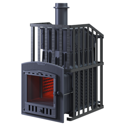 Дровяная печь-каменка Гефест Гром Ураган 30 (П2) в Тобольске