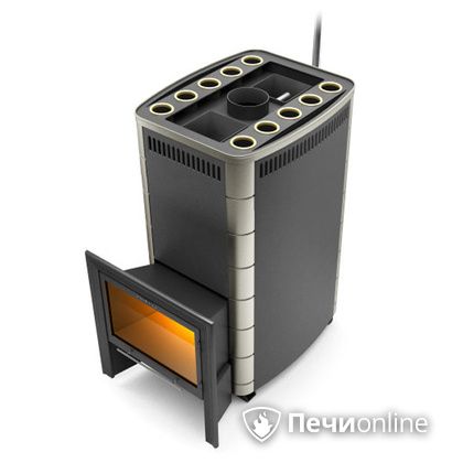 Дровяная банная печь TMF Гекла Inox БСЭ ЗК антрацит НВ в Тобольске