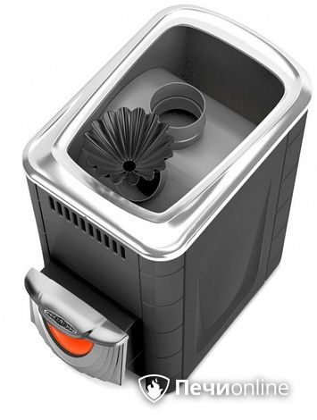 Дровяная банная печь TMF Ангара 2012 Inox ДНС КТК ЗК антрацит в Тобольске