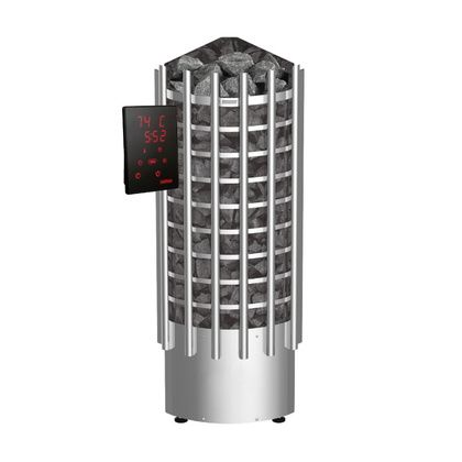 Электрокаменка для сауны Harvia Glow Corner TRC90XE c цифровой панелью управления в Тобольске