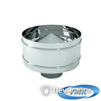 Дымоход УМК Оголовок с дефлектором D200х280 Н+Оц 0.5мм 0.5мм по воде в Тобольске