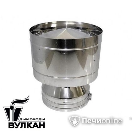 Дефлектор Вулкан DDH с изоляцией 50 мм D=300/400 нержавейка/оцинковка в Тобольске