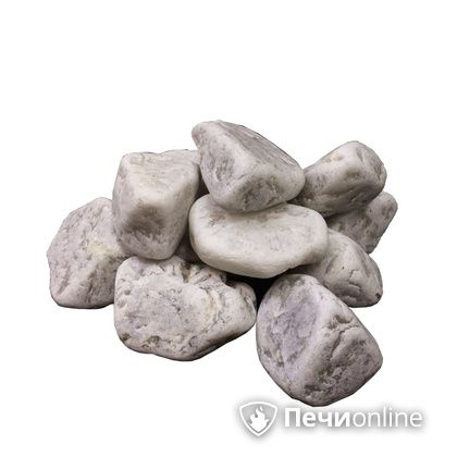Камни для бани Огненный камень Кварц шлифованный отборный 10 кг ведро в Тобольске